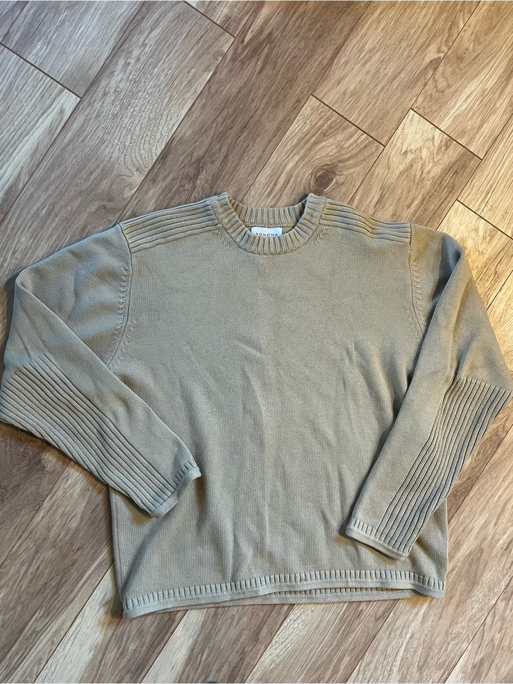 90s Sonoma tan sweater crewneck